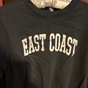 Old Navy Black 'East Coast' Sweatshirt